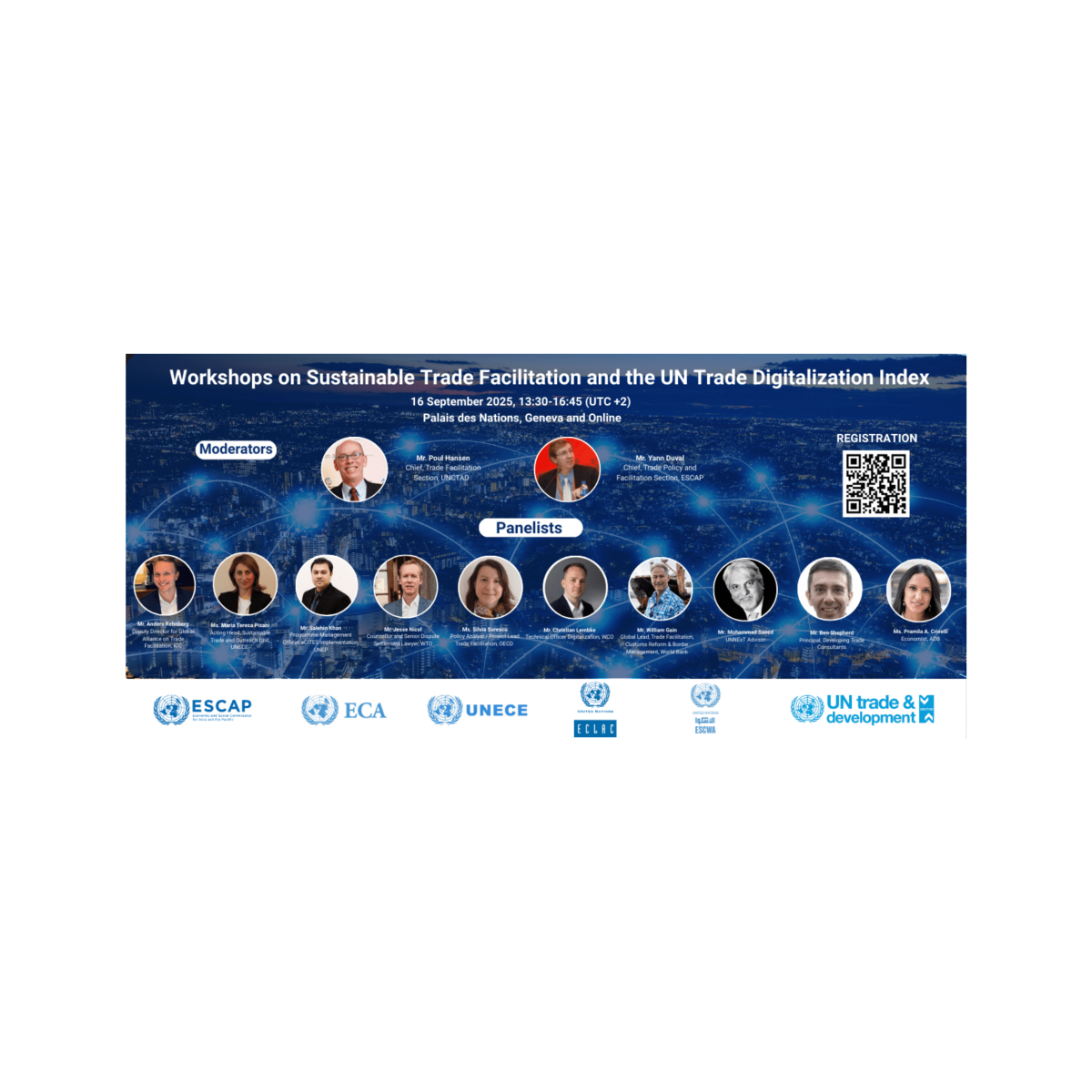 UNESCAP: Workshops on Sustainable Trade Facilitation and the UN Trade Digitalization Index