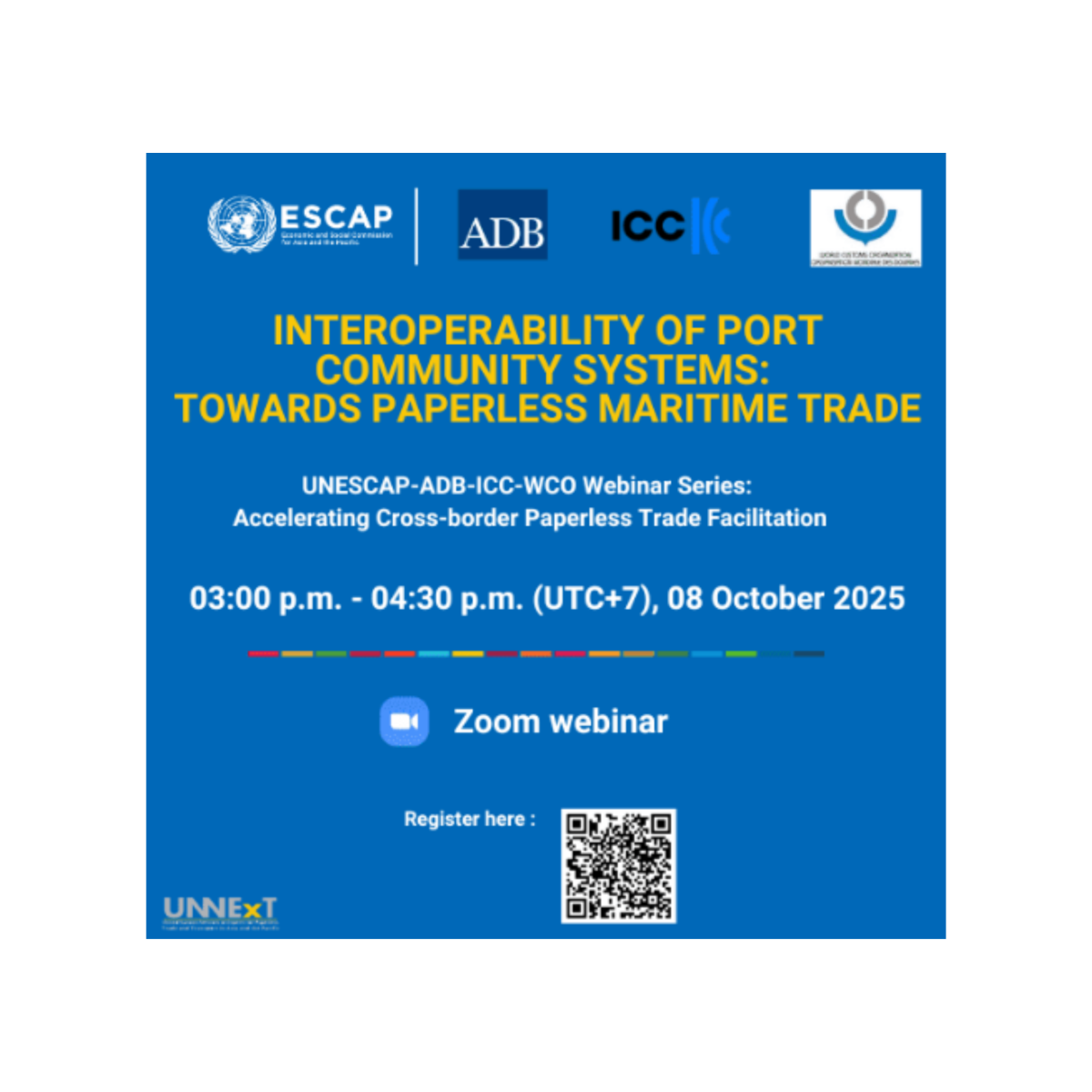 UNESCAP: Interoperability of Port Community Systems: Towards Paperless Maritime Trade UNESCAP: Interoperability of Port Community Systems: Towards Paperless Maritime Trade